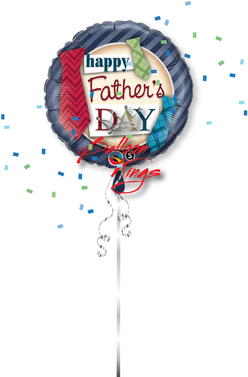 Fathers Day Celebration Balloon PNG Image