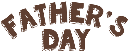 Fathers Day Celebration Text PNG Image