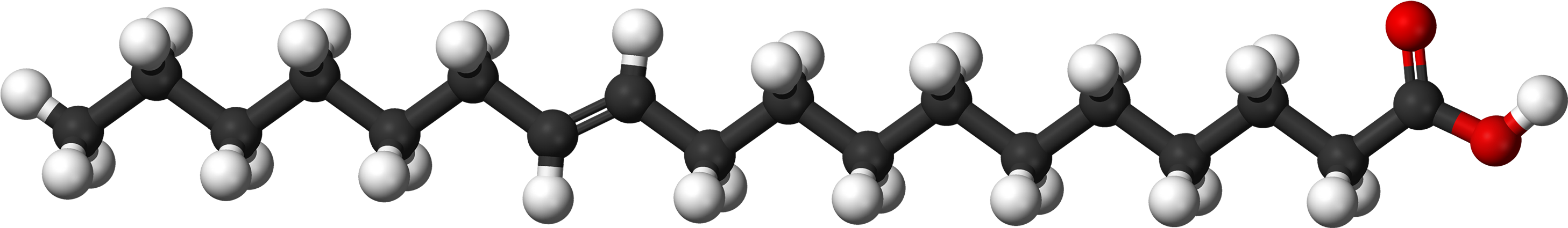 Fatty Acid Molecule Structure PNG Image