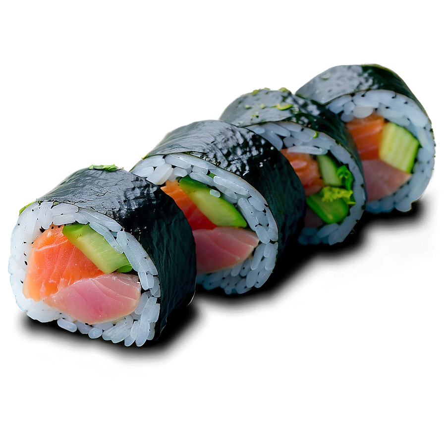 Fatty Tuna Sushi Roll Png Iaw PNG Image