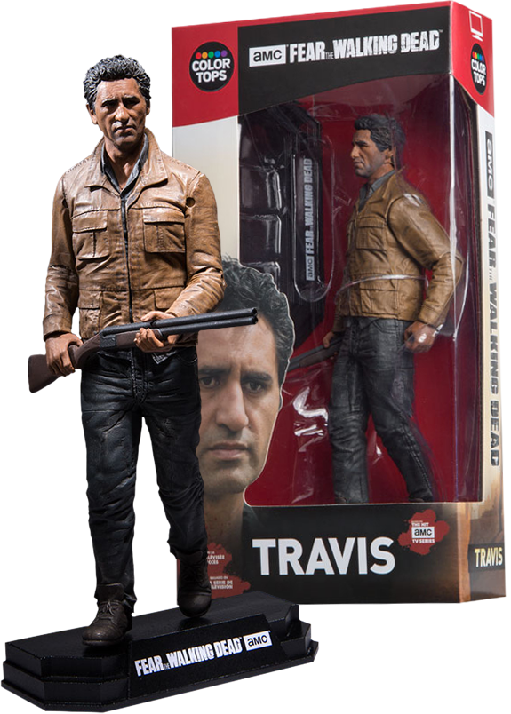 Fear The Walking Dead_ Travis_ Figure PNG Image