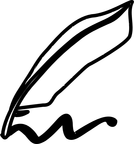 Feather Pen Icon PNG Image