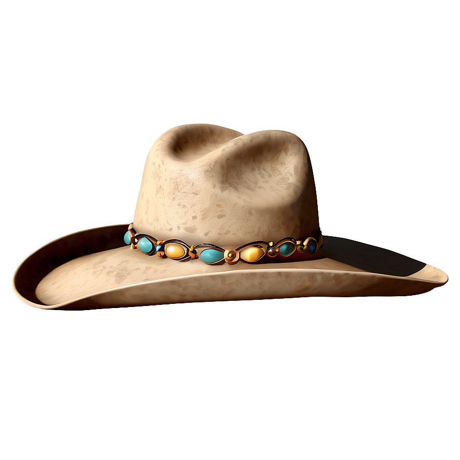 Feathered Cowgirl Hat Png Hid PNG Image