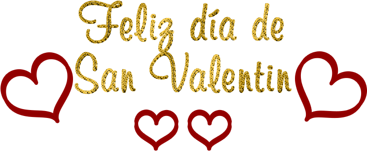 Feliz Diade San Valentin Spanish Greeting PNG Image