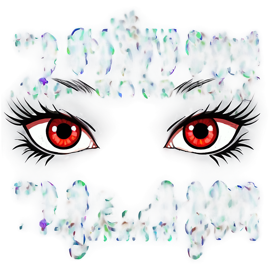 Female Anime Red Eyes Png Pqm64 PNG Image