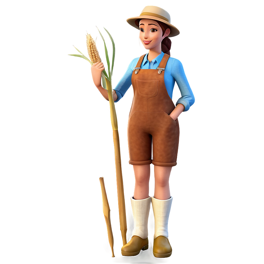 Female Farmer Character Png 35 PNG Image