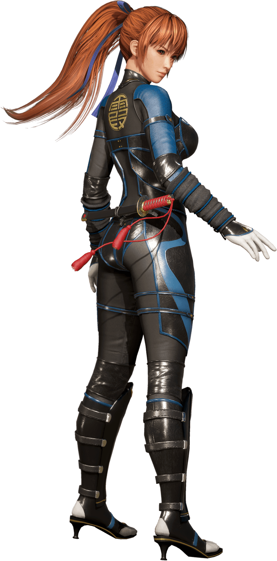 Female Fighterin Combat Gear PNG Image