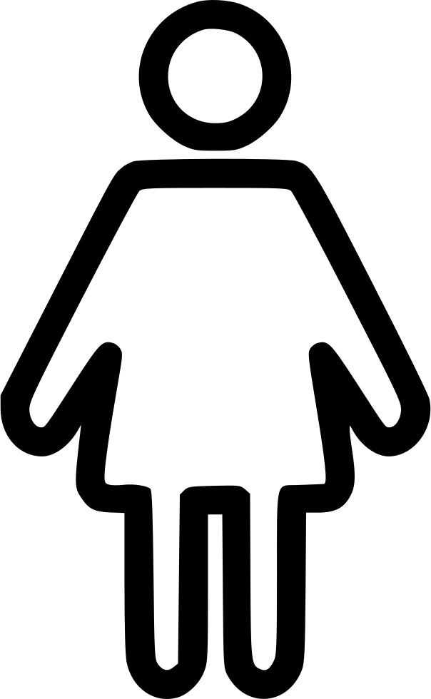 Female Symbol Outline PNG Image