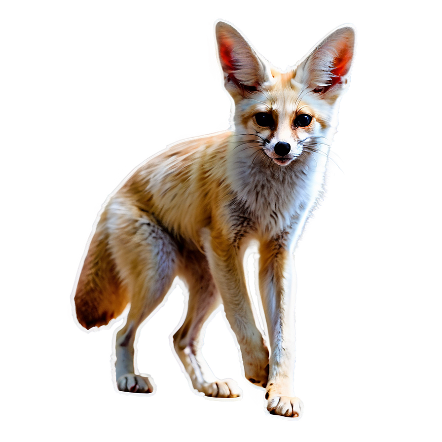 Fennec Fox In Action Pose Png 53 PNG Image