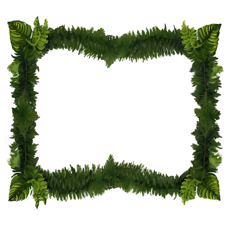 Fern Green Frame Png 29 PNG Image