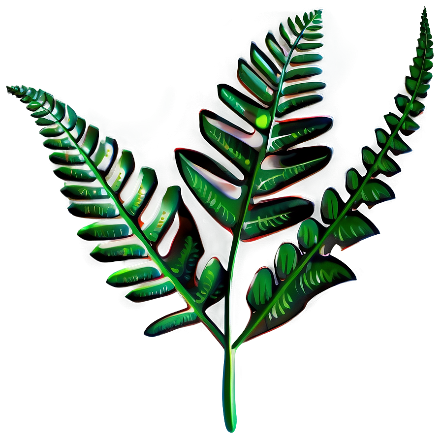 Fern Leaf Illustration Png 1 PNG Image