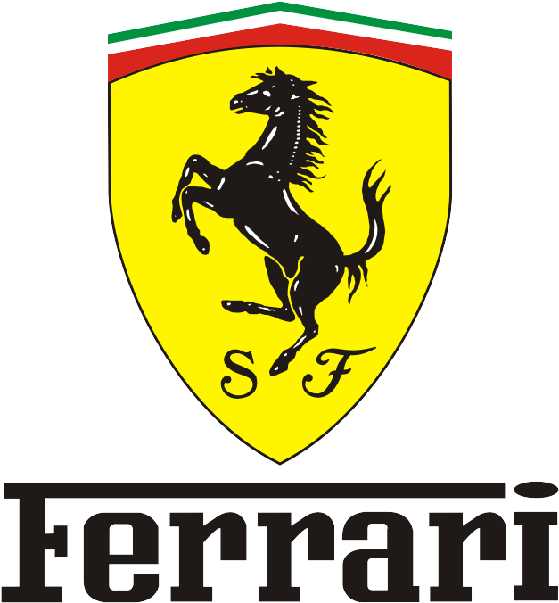 Ferrari Logowith Prancing Horse PNG Image