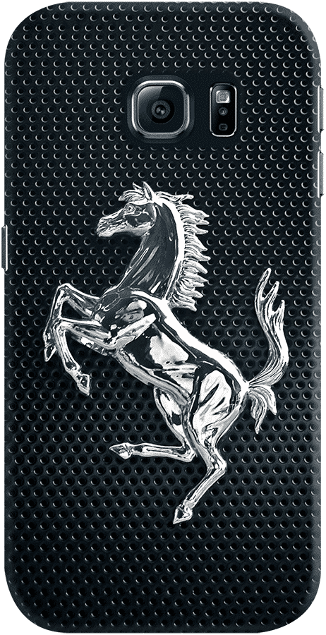 Ferrari Prancing Horse Phone Case PNG Image