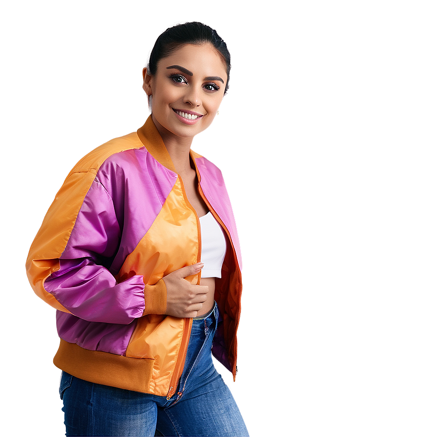 Festival Ready Bomber Jacket Png Btc PNG Image