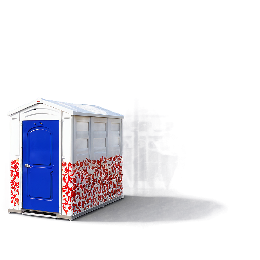 Festive Blue Porta Potty Png 86 PNG Image