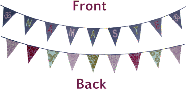 Festive Bunting Banner Design PNG Image