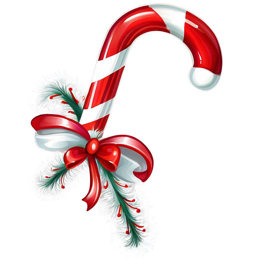 Festive Candy Cane Clipart Png Xib PNG Image