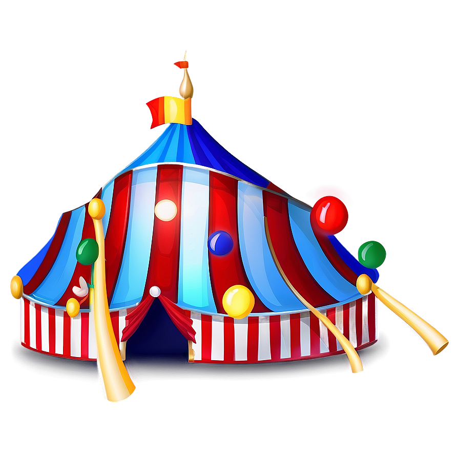 Festive Carnival Tent Design Png 06282024 PNG Image