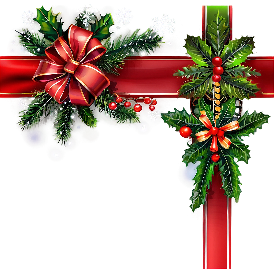 Festive Christmas Banners Png 06122024 PNG Image