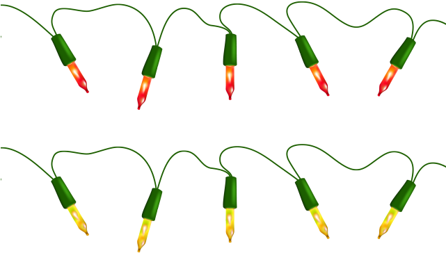 Festive_ Christmas_ String_ Lights PNG Image