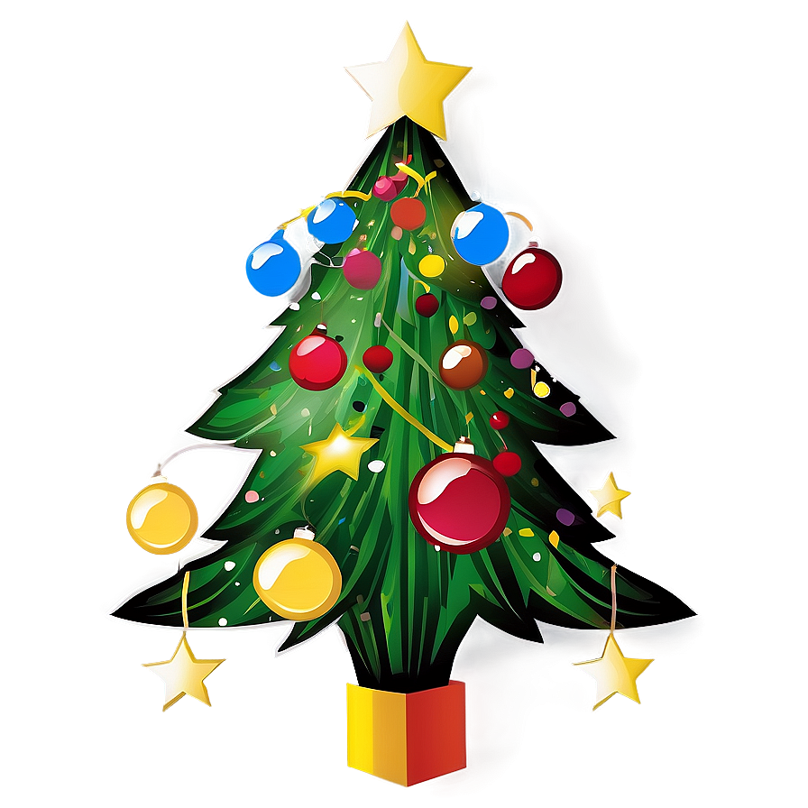 Festive Christmas Tree Transparent Png 87 PNG Image