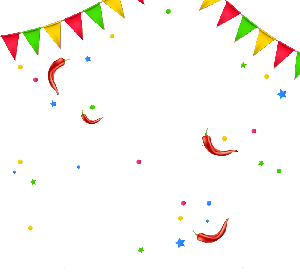 Festive Cincode Mayo Decoration PNG Image