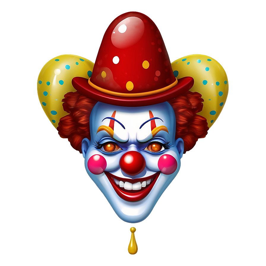 Festive Clown Emoji Png Dwl PNG Image