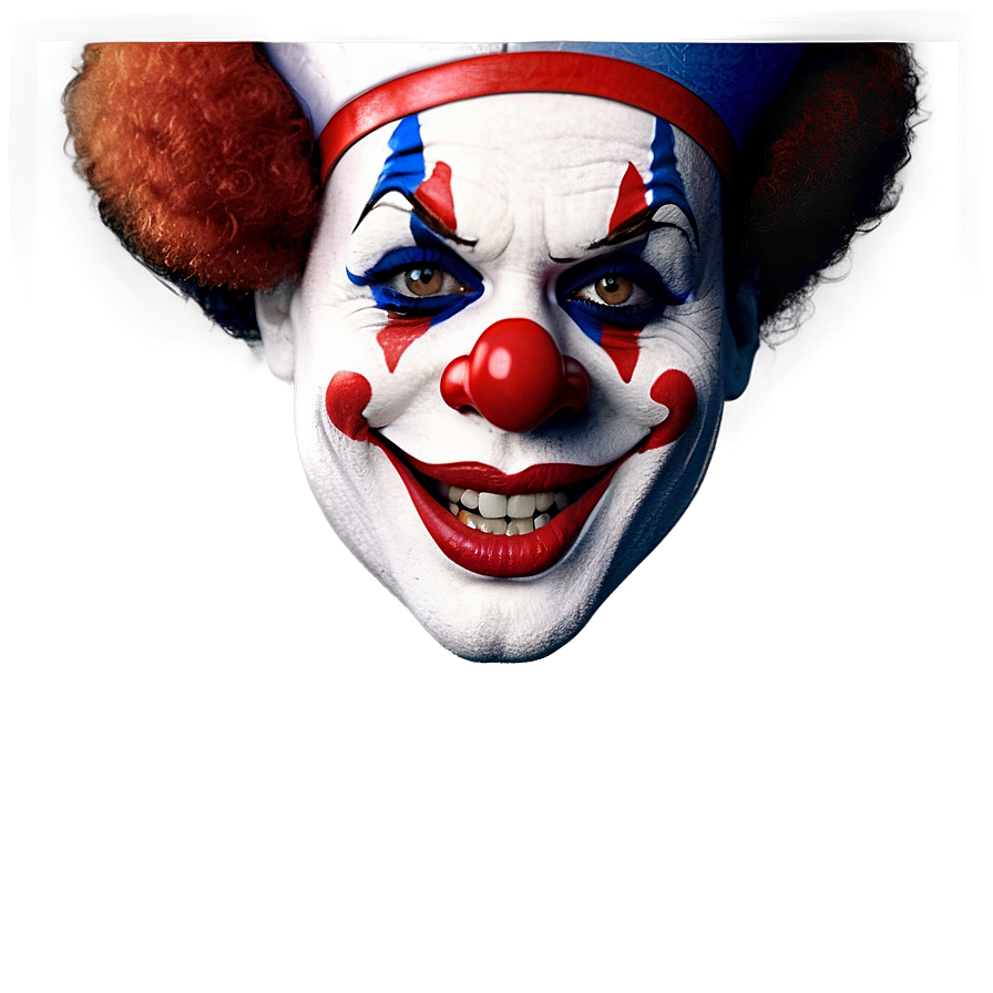 Festive Clown Face Design Png Kdt65 PNG Image