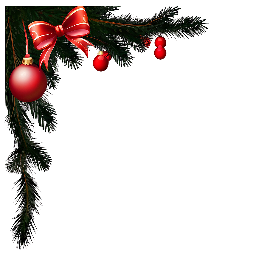 Festive Corner Decoration Png Lcp76 PNG Image