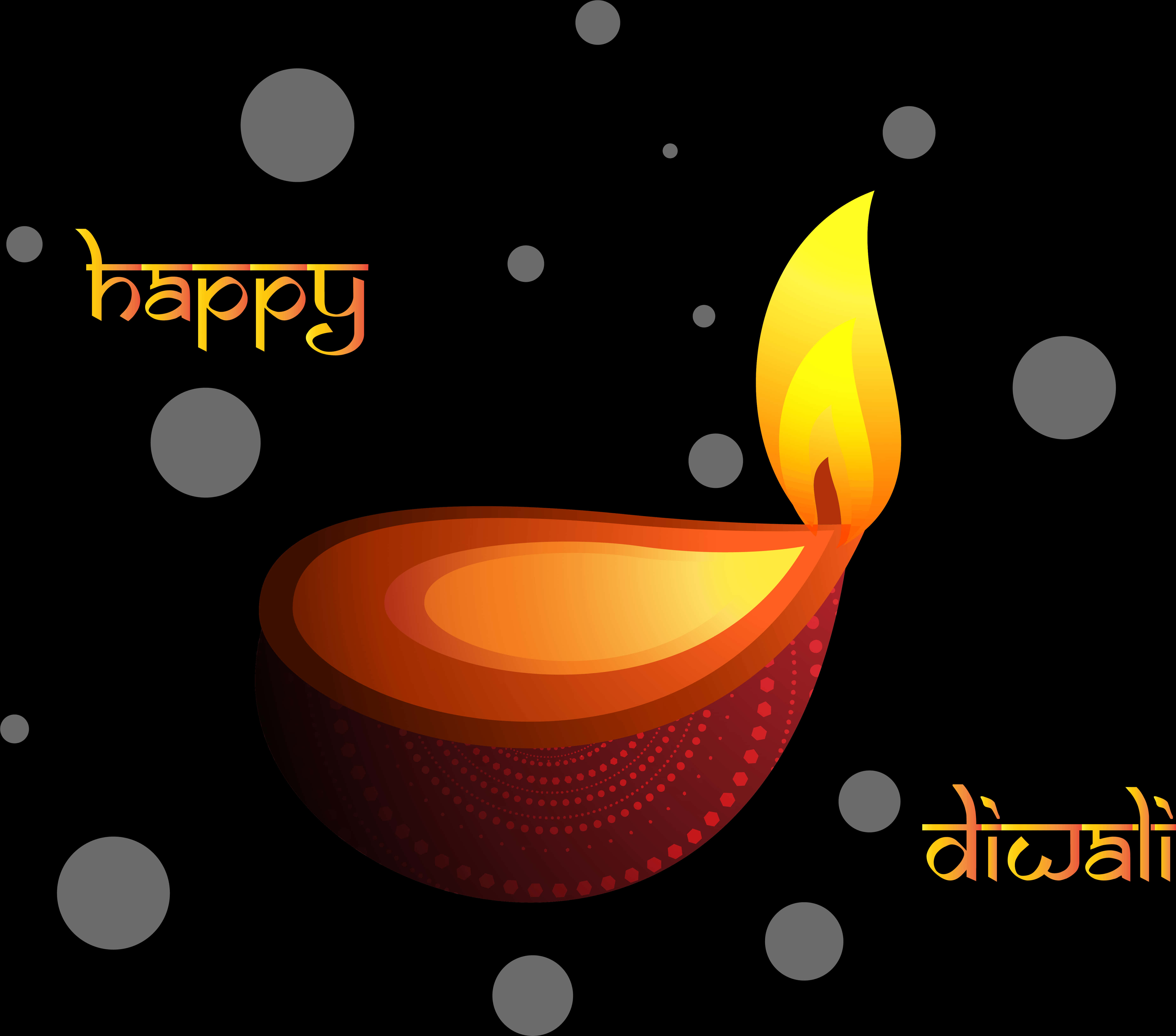 Festive_ Diwali_ Diya_ Illustration PNG Image