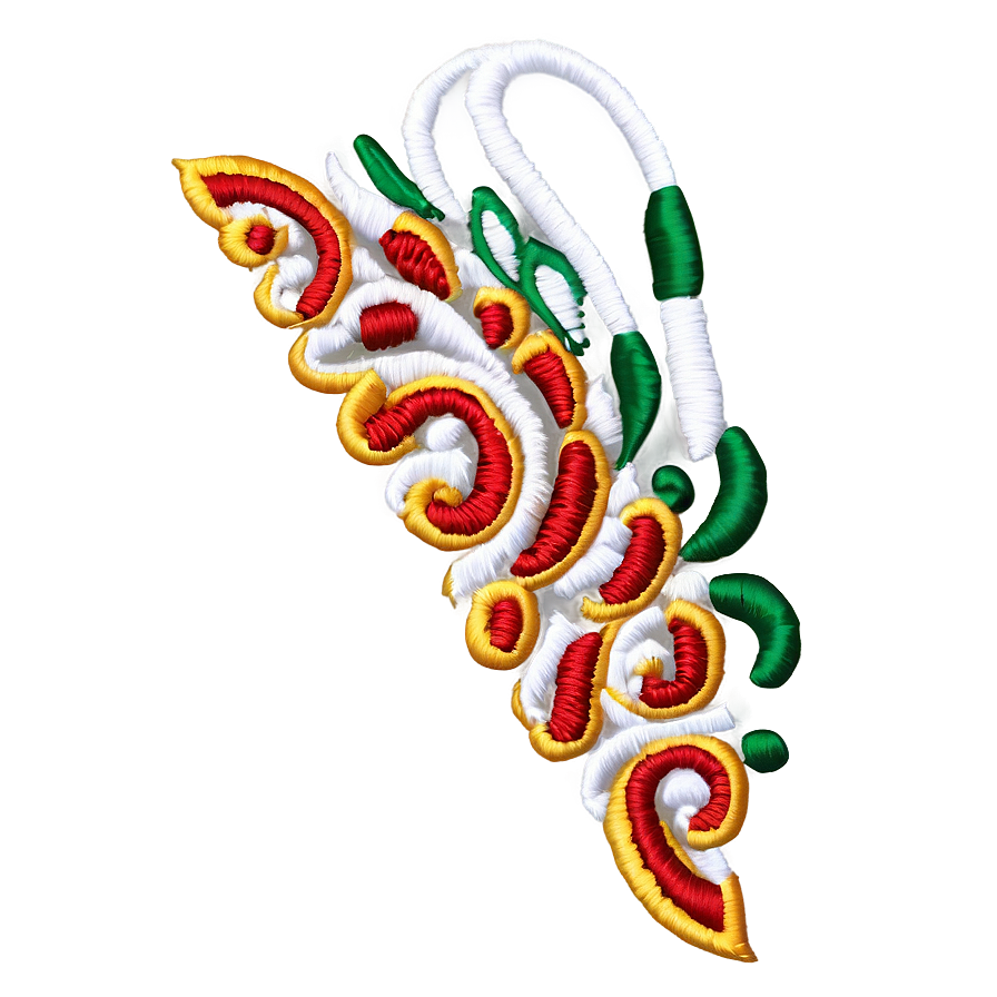 Festive Embroidery Design Png Ued67 PNG Image