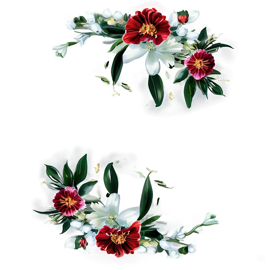 Festive Floral Arrangement Png 06132024 PNG Image