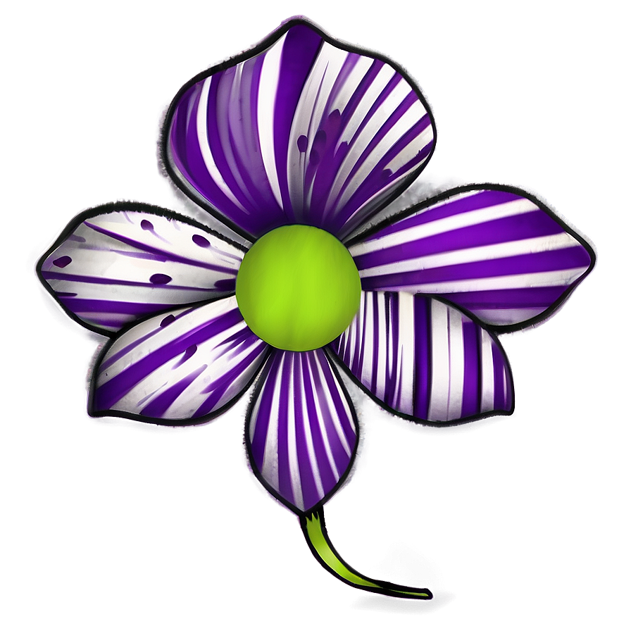 Festive Flower Sketch Png 06272024 PNG Image