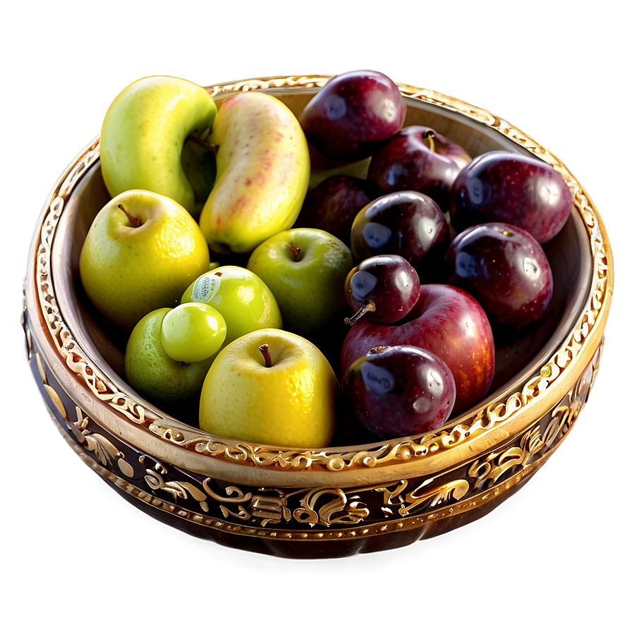 Festive Fruit Bowl Png 06132024 PNG Image