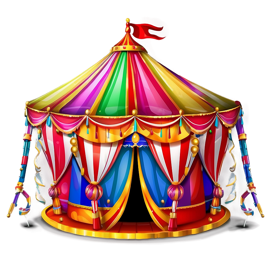 Festive Fun Circus Tent Png Fha PNG Image