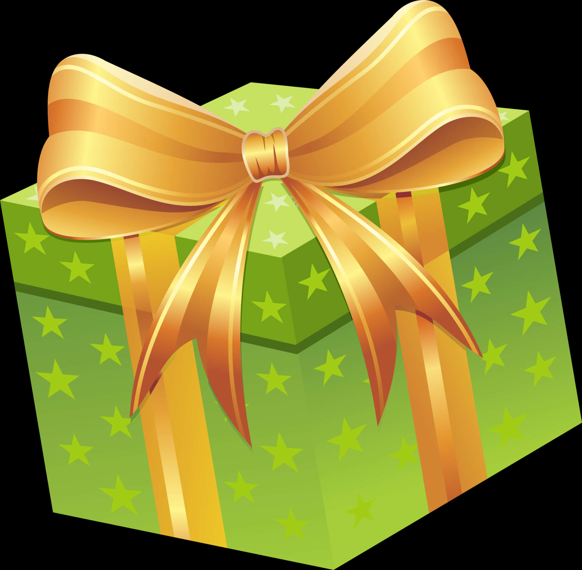 Festive Gift Boxwith Golden Ribbon PNG Image