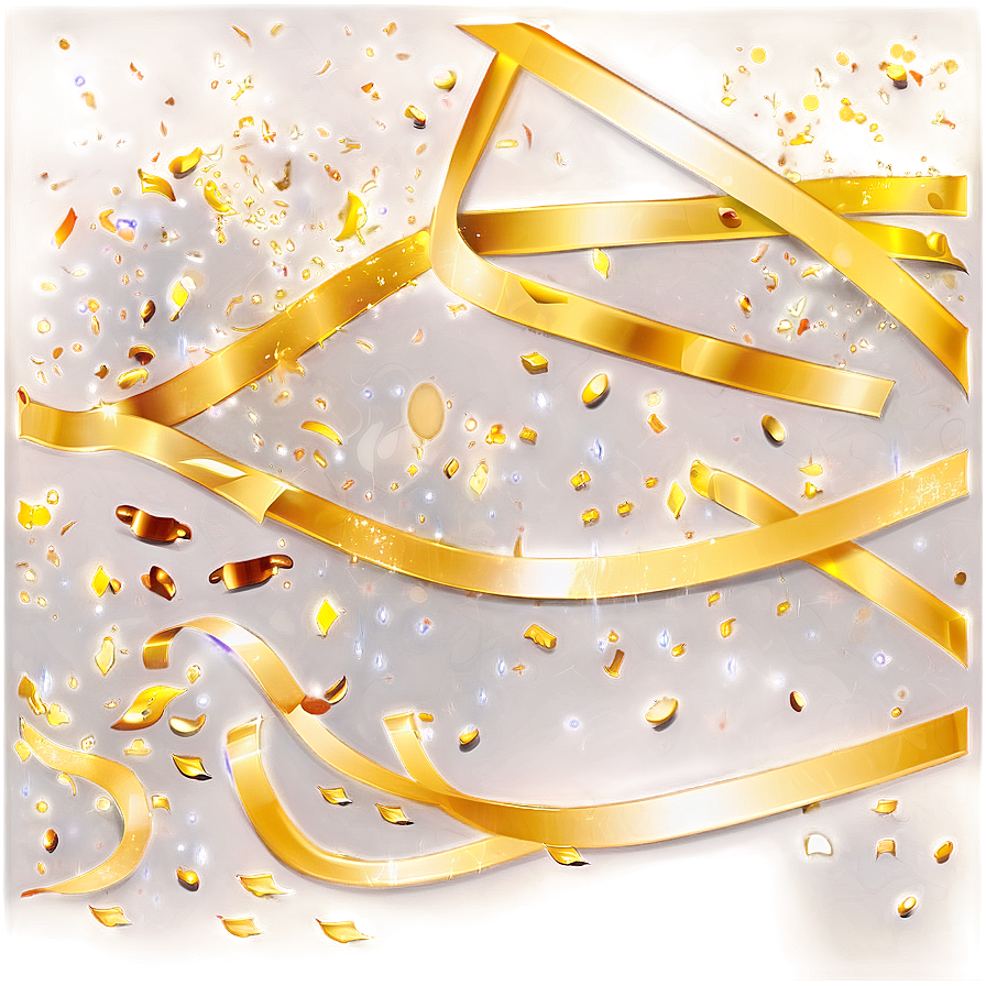 Festive Gold Confetti Png Xhy14 PNG Image