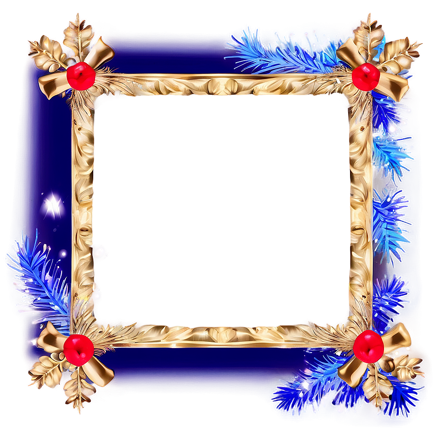 Festive Gold Frame Png 66 PNG Image