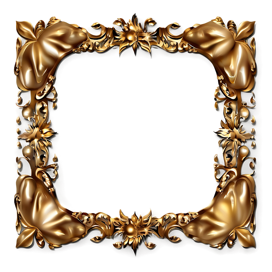 Festive Gold Frame Png 69 PNG Image