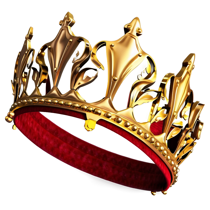 Festive Golden Crown Png Jvx PNG Image