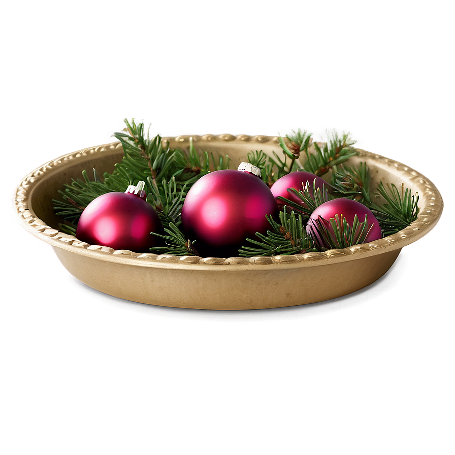 Festive Holiday Decor Tray Png 81 PNG Image