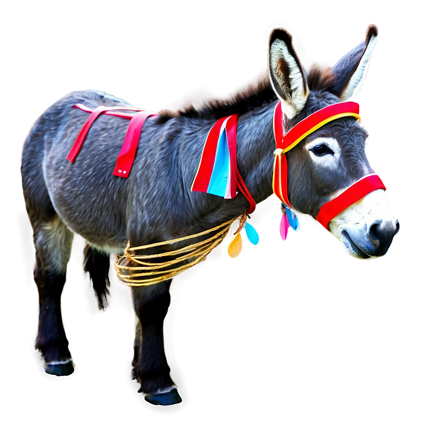 Festive Holiday Donkey Png 78 PNG Image