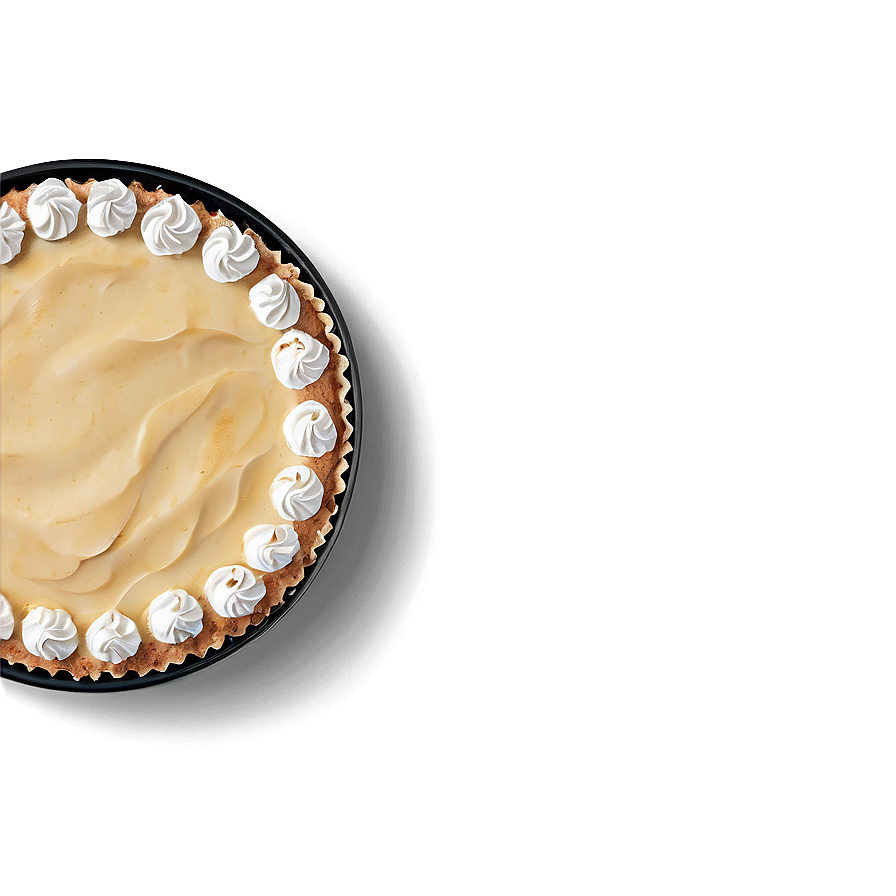 Festive Holiday Eggnog Pie Png 05232024 PNG Image