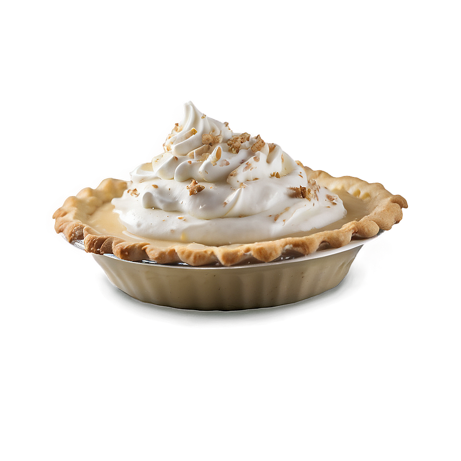 Festive Holiday Eggnog Pie Png 1 PNG Image