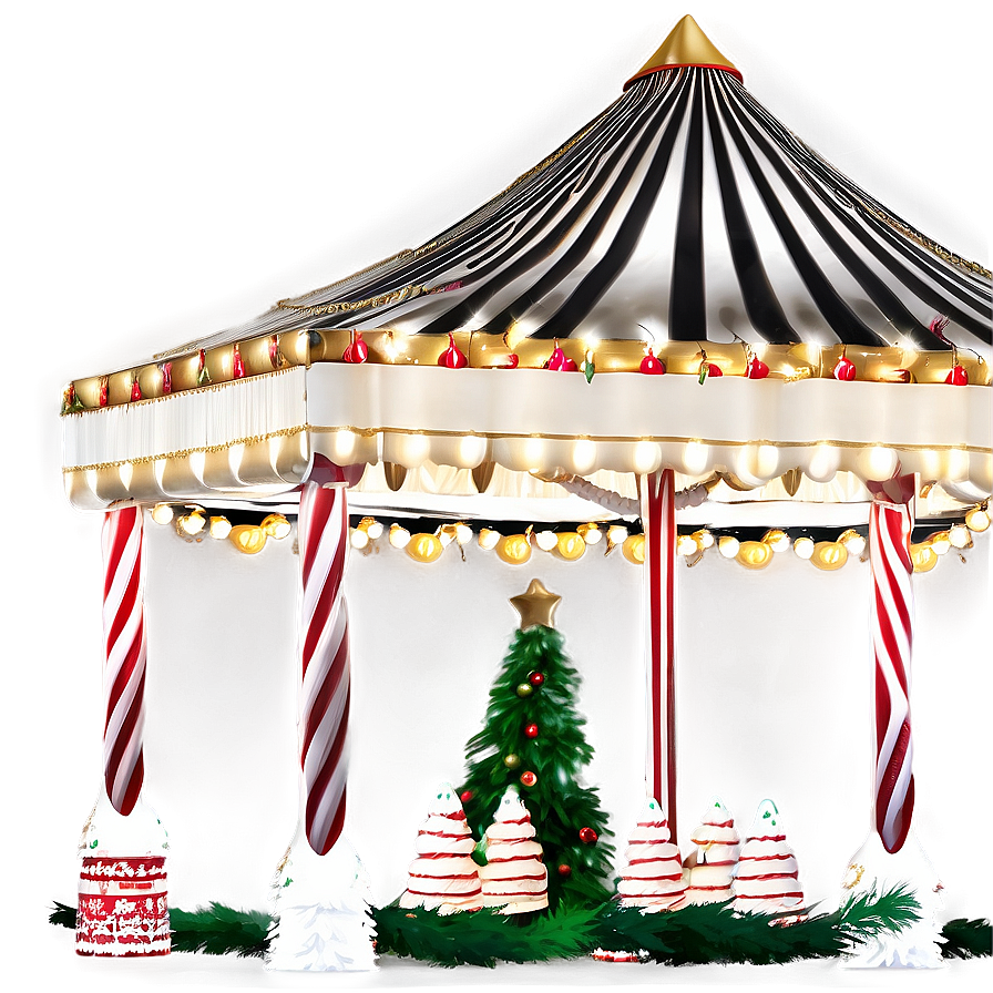 Festive Holiday Marquee Png Cbq PNG Image