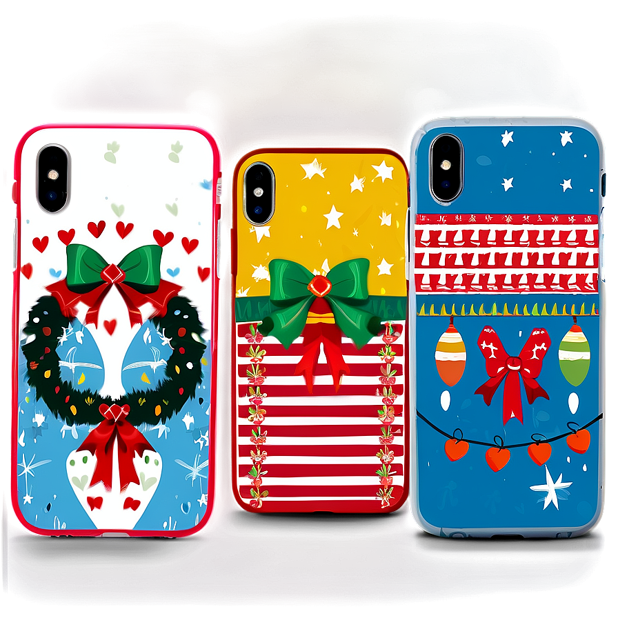 Festive Holiday Phone Case Png Dii21 PNG Image