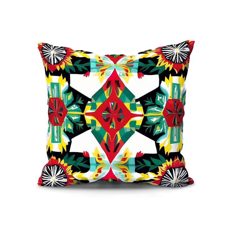 Festive Holiday Throw Pillow Png 13 PNG Image