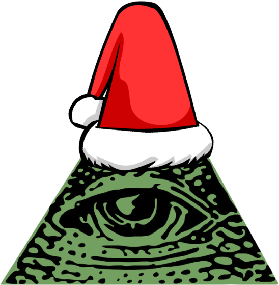 Festive Illuminati Eye PNG Image