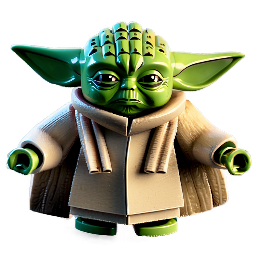 Festive Lego Yoda Arrangement Png 06282024 PNG Image