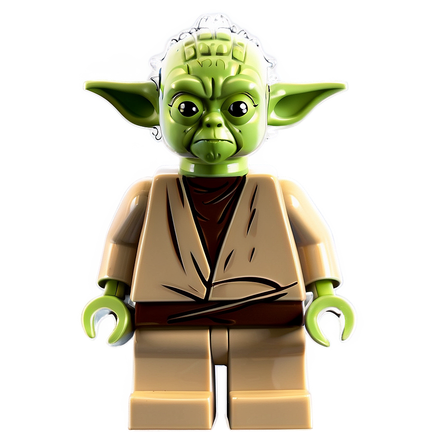 Festive Lego Yoda Arrangement Png Hnn64 PNG Image